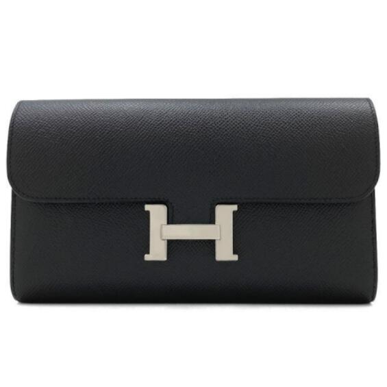 【エルメス HERMES】コンスタンストゥー・ゴー ブラック(89) ボックスカーフ シルバー金具(50％手縫い＋50％マシン)